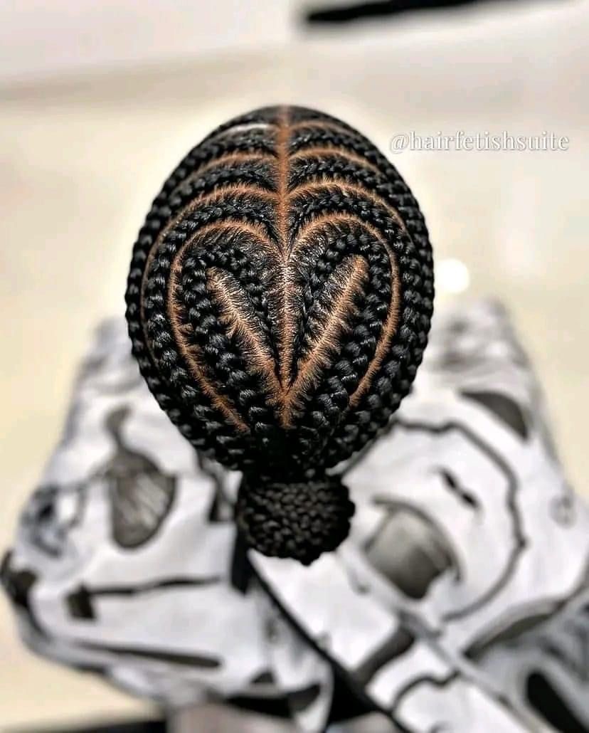 Heart Design Braids (1)
