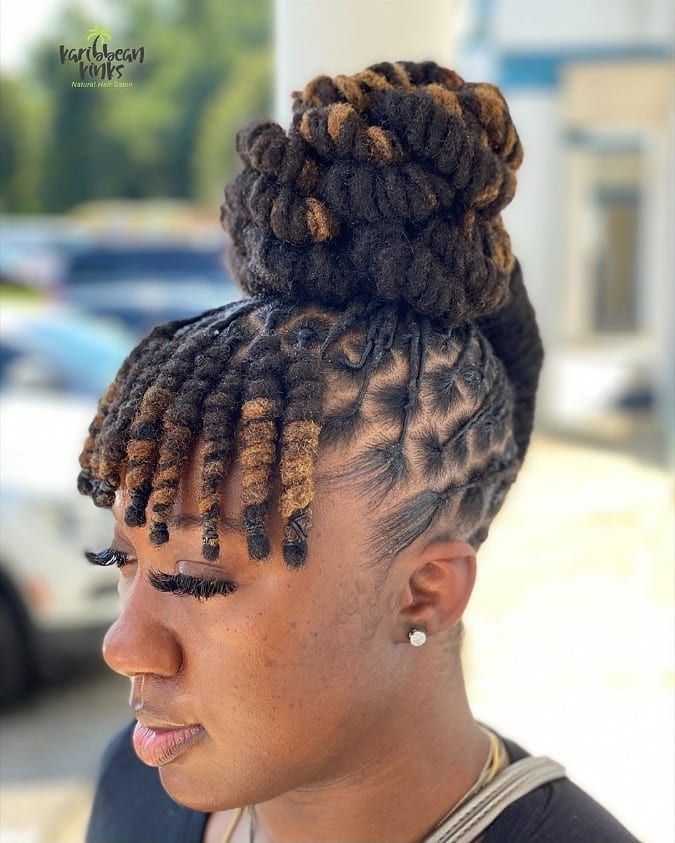Loc Style Updo (1)